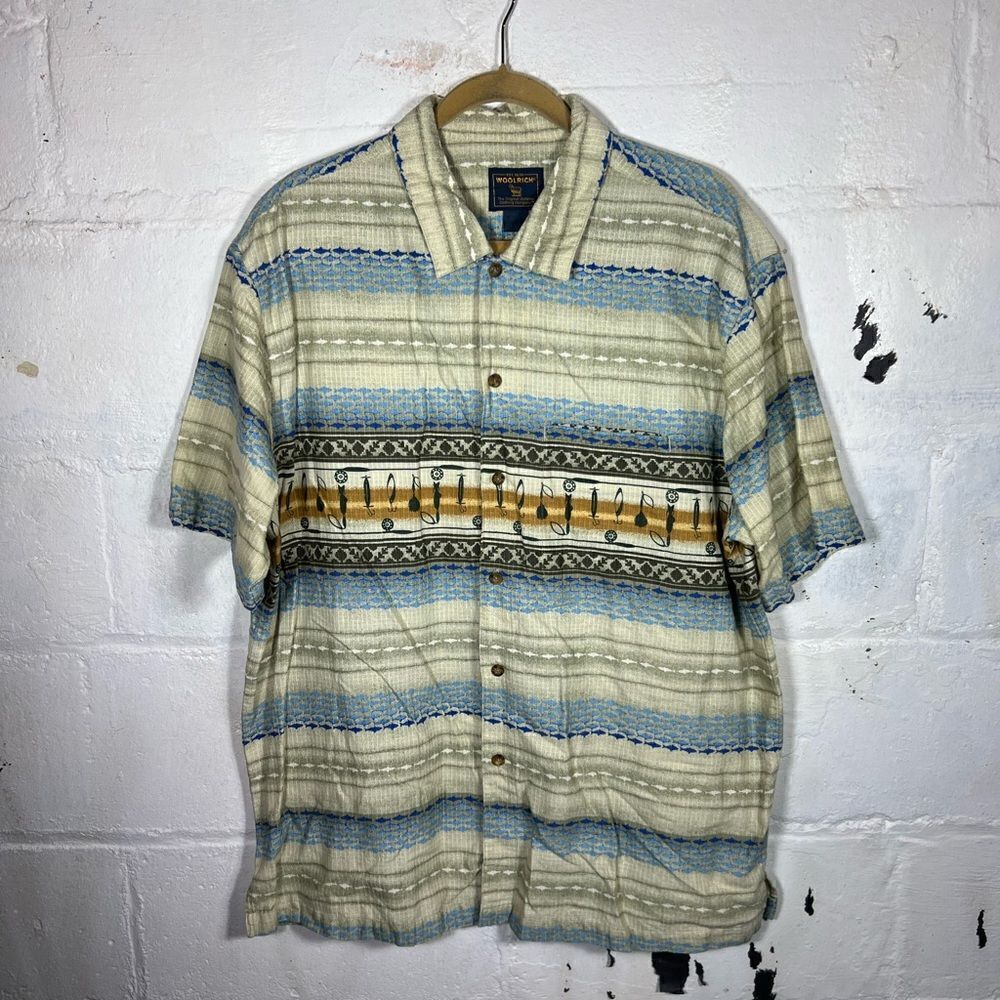 Vintage Woolrich Fishing Button Up Shirt